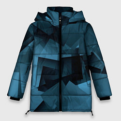 Женская зимняя куртка Абстрактная геометрическая композиция Abstract geo