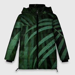 Женская зимняя куртка Камуфляж-тропики