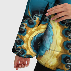 Куртка зимняя женская Двойная авангардная спираль Double avant-garde spi, цвет: 3D-светло-серый — фото 2