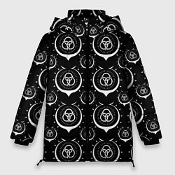 Куртка зимняя женская РАФТАЛИЯ ПЕЧАТЬ, цвет: 3D-светло-серый