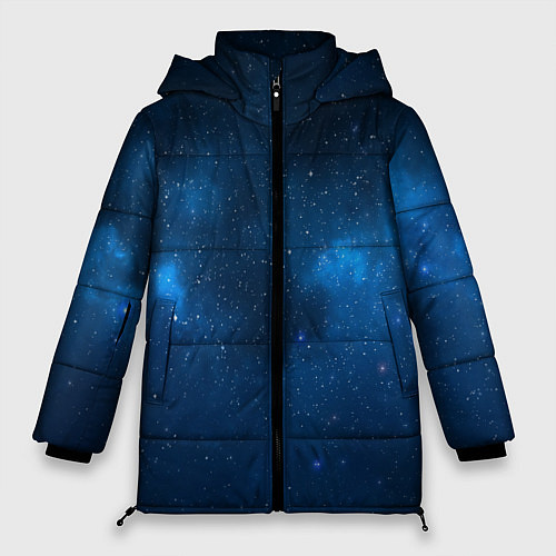 Женская зимняя куртка Космическая ночь / 3D-Черный – фото 1