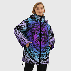 Куртка зимняя женская Галактика Неон, цвет: 3D-красный — фото 2