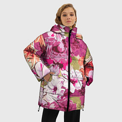 Куртка зимняя женская Красочный цветочный паттерн Лето Fashion trend 202, цвет: 3D-красный — фото 2