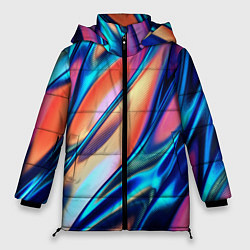 Куртка зимняя женская Colorful flow, цвет: 3D-светло-серый