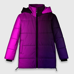 Куртка зимняя женская VIOLET gradient, цвет: 3D-черный