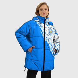 Куртка зимняя женская Leicester city Лестер Сити, цвет: 3D-красный — фото 2