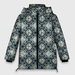 Куртка зимняя женская Калейдоскоп Geometry, цвет: 3D-черный