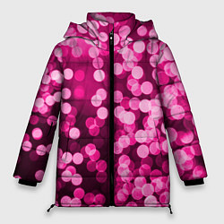 Женская зимняя куртка Розовые блестки