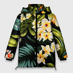 Куртка зимняя женская Vanguard floral composition Summer, цвет: 3D-красный