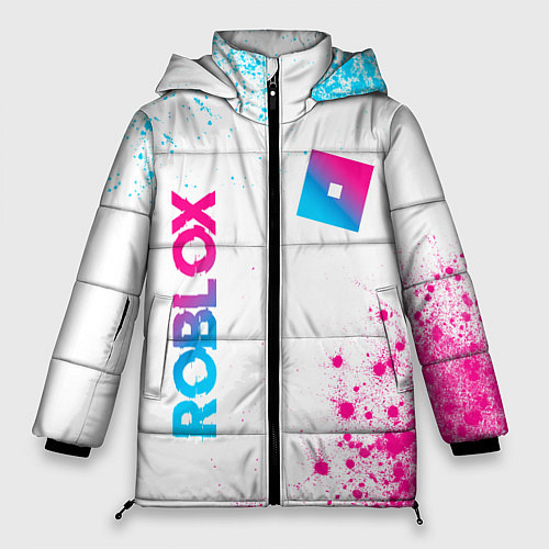 Женская зимняя куртка Roblox Neon Gradient FS / 3D-Черный – фото 1