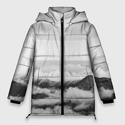 Женская зимняя куртка Горы и туман