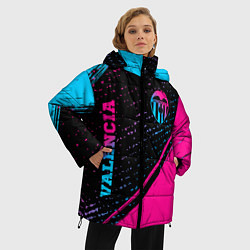 Куртка зимняя женская Valencia Neon Gradient, цвет: 3D-черный — фото 2