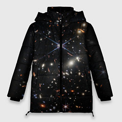 Куртка зимняя женская Новое изображение ранней вселенной от Джеймса Уэбб, цвет: 3D-черный