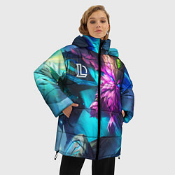 Куртка зимняя женская League of Legends Элдервуд Орн, цвет: 3D-красный — фото 2