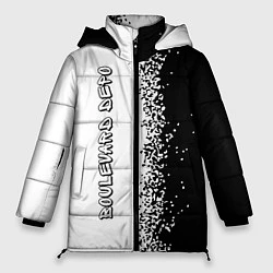 Куртка зимняя женская Рэпер Boulevard Depo в стиле граффити, цвет: 3D-черный