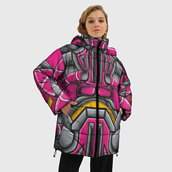 Куртка зимняя женская Костюм робота, цвет: 3D-светло-серый — фото 2