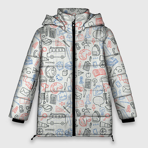 Женская зимняя куртка Школьные будни / 3D-Черный – фото 1