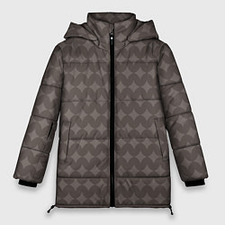 Женская зимняя куртка Темные классический узоры