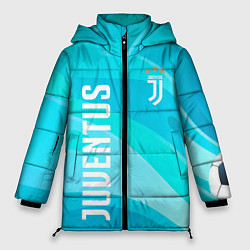Куртка зимняя женская Ювентус Абстракция, цвет: 3D-черный