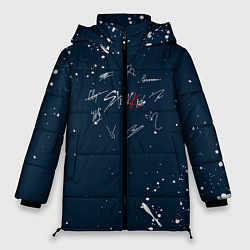 Куртка зимняя женская Stray Kids - брызги, цвет: 3D-черный