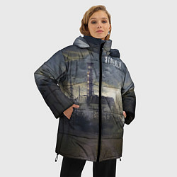 Куртка зимняя женская STALKER Саркофаг, цвет: 3D-красный — фото 2