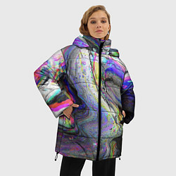 Куртка зимняя женская Ликвид, цвет: 3D-черный — фото 2