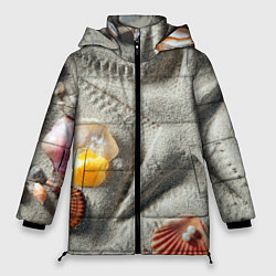Женская зимняя куртка Звезда из песка, ракушки и две жемчужины
