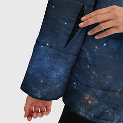 Куртка зимняя женская Молчаливый космос, цвет: 3D-светло-серый — фото 2