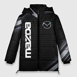 Куртка зимняя женская Mazda карбон, цвет: 3D-черный