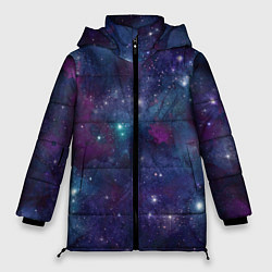 Женская зимняя куртка Бесконечность звездного неба