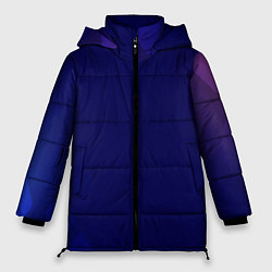 Женская зимняя куртка Темно синий фон