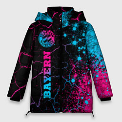 Куртка зимняя женская Bayern - neon gradient: по-вертикали, цвет: 3D-черный