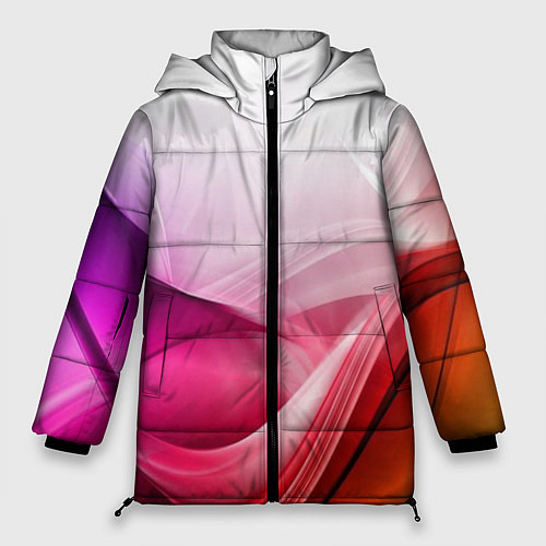 Женская зимняя куртка Кремовый дизайн / 3D-Черный – фото 1
