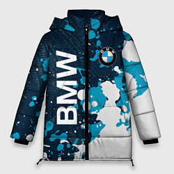 Куртка зимняя женская Bmw Краска, цвет: 3D-светло-серый