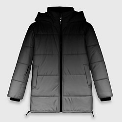 Женская зимняя куртка Серый градиент