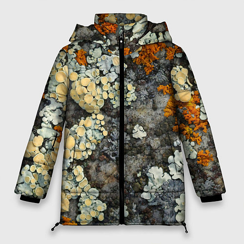 Женская зимняя куртка Лишайниковый лес / 3D-Черный – фото 1