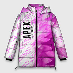 Куртка зимняя женская Apex Legends pro gaming: по-вертикали, цвет: 3D-черный