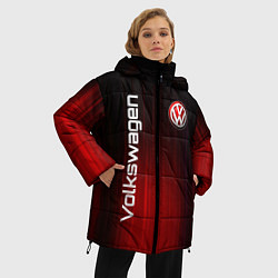 Куртка зимняя женская Volkswagen art, цвет: 3D-красный — фото 2