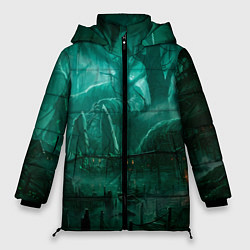 Куртка зимняя женская Причал у болота, цвет: 3D-светло-серый