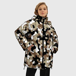 Куртка зимняя женская Камуфляж Open Terrain, цвет: 3D-светло-серый — фото 2