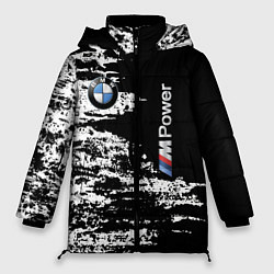 Куртка зимняя женская BMW M Power - pattern, цвет: 3D-красный