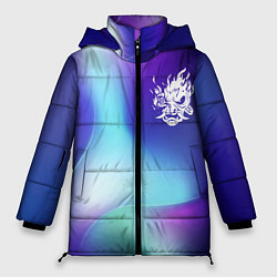 Куртка зимняя женская Cyberpunk 2077 northern cold, цвет: 3D-черный