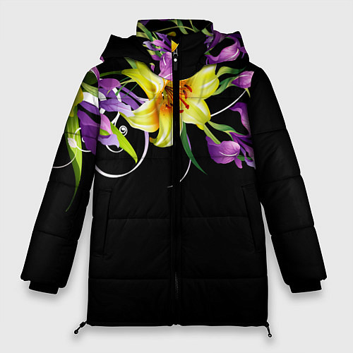 Женская зимняя куртка Лилии / 3D-Черный – фото 1