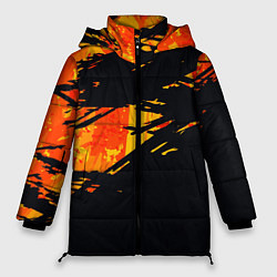 Куртка зимняя женская Orange and black, цвет: 3D-светло-серый