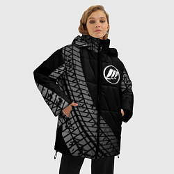 Куртка зимняя женская Lifan tire tracks, цвет: 3D-черный — фото 2