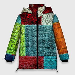 Женская зимняя куртка Patchwork - art