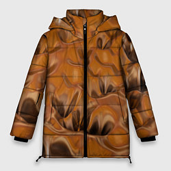 Женская зимняя куртка Шоколадная лава