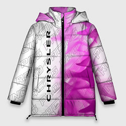 Куртка зимняя женская Chrysler pro racing: по-вертикали, цвет: 3D-черный