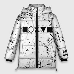 Куртка зимняя женская Безразличие, цвет: 3D-светло-серый