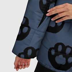 Куртка зимняя женская Кошачьи лапки, цвет: 3D-красный — фото 2